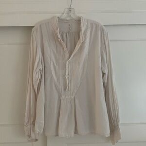 Magnolia pearl tuxedo blouse